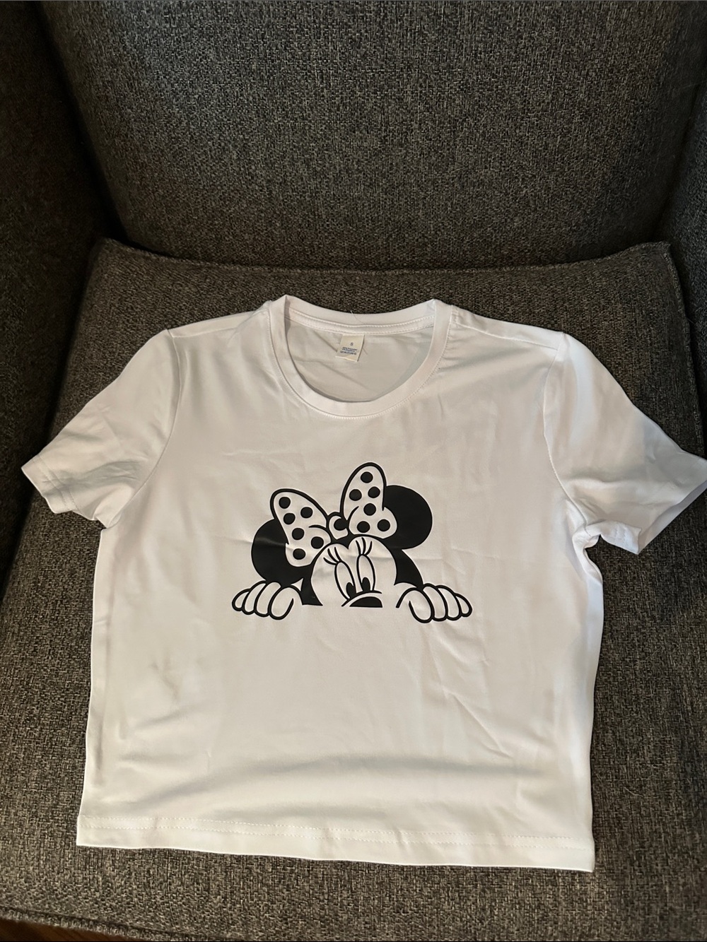 New! Minnie Mouse Crop Top